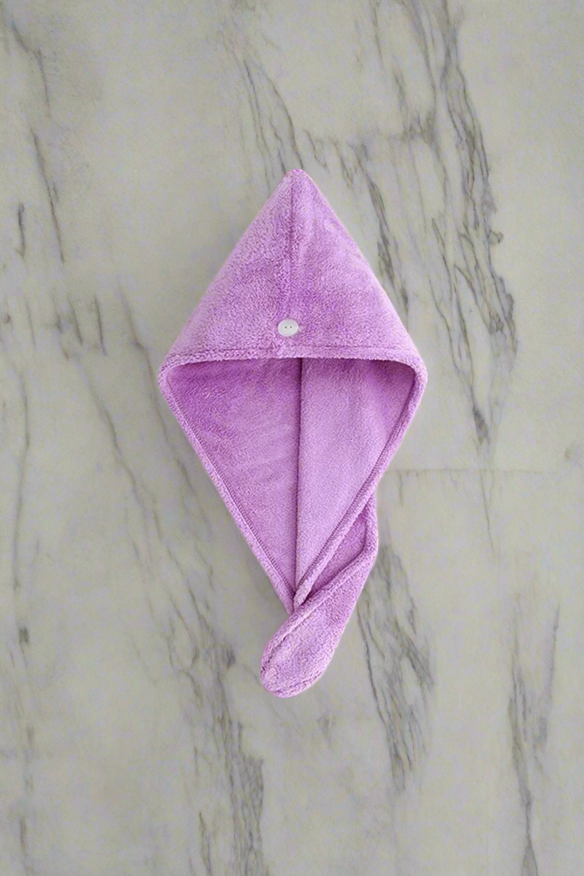 Prosop turban, Zola®, din microfibra, usor de folosit, placut la atingere, 55x22 cm, mov Prosop turban, Zola®, din microfibra, usor de folosit, placut la atingere, 55x22 cm, mov